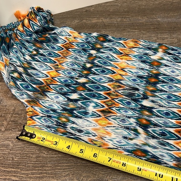 MEES Women’s High Waist Wide Leg Boho Pants Size 6 - Picture 10 of 11